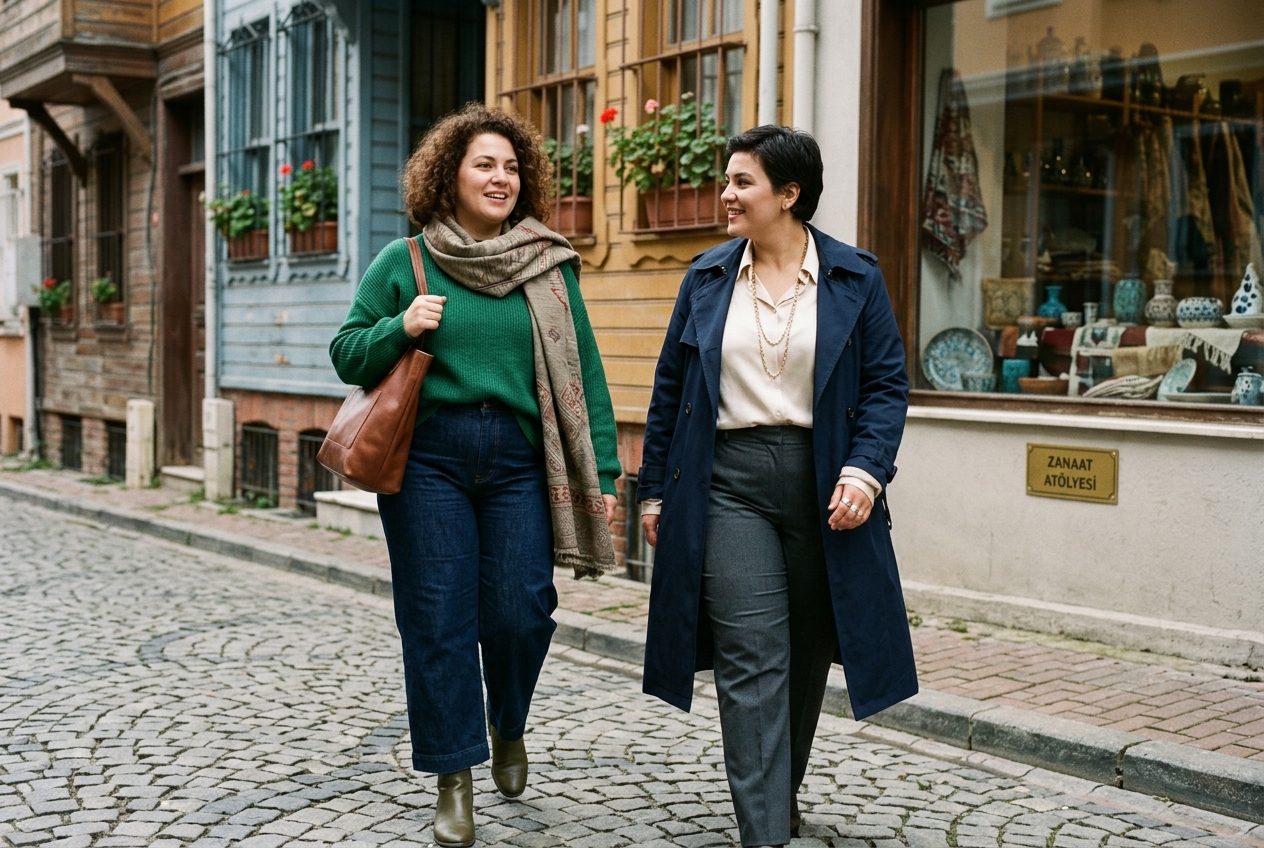 Büyük Beden Kombin Önerileri: Günlükten Şık Davetlere Stil Rehberi için büyük beden moda editoryal görseli