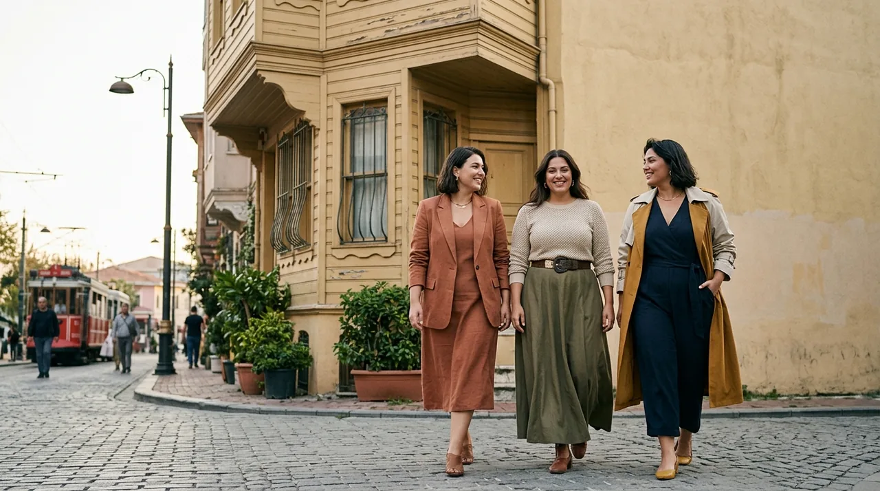 Vücut Tipine Göre Büyük Beden Giyim Rehberi: Stil ve Denge için büyük beden moda editoryal görseli
