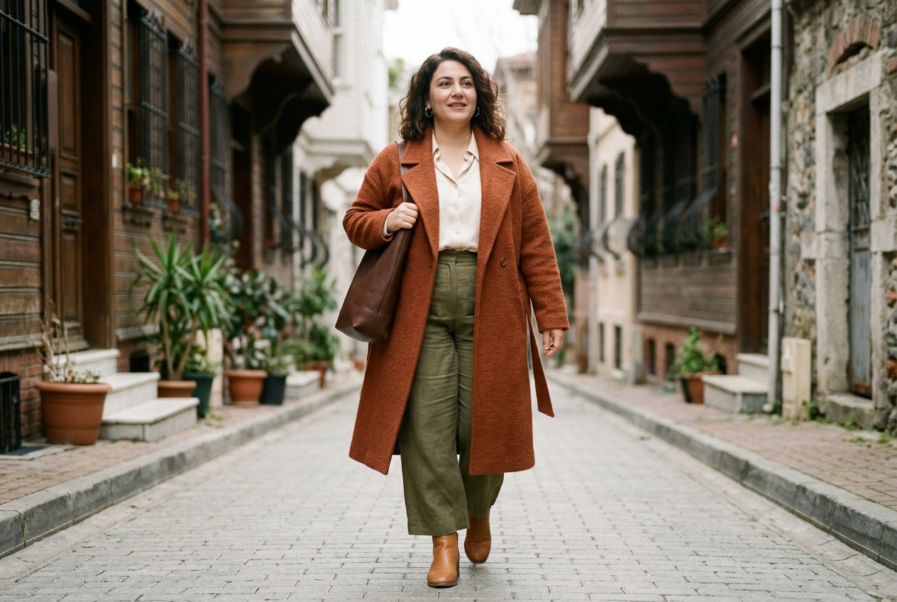 Büyük Beden Moda Rehberi: Doğru Beden ve Vücut Tipine Göre Şıklık için büyük beden moda editoryal görseli
